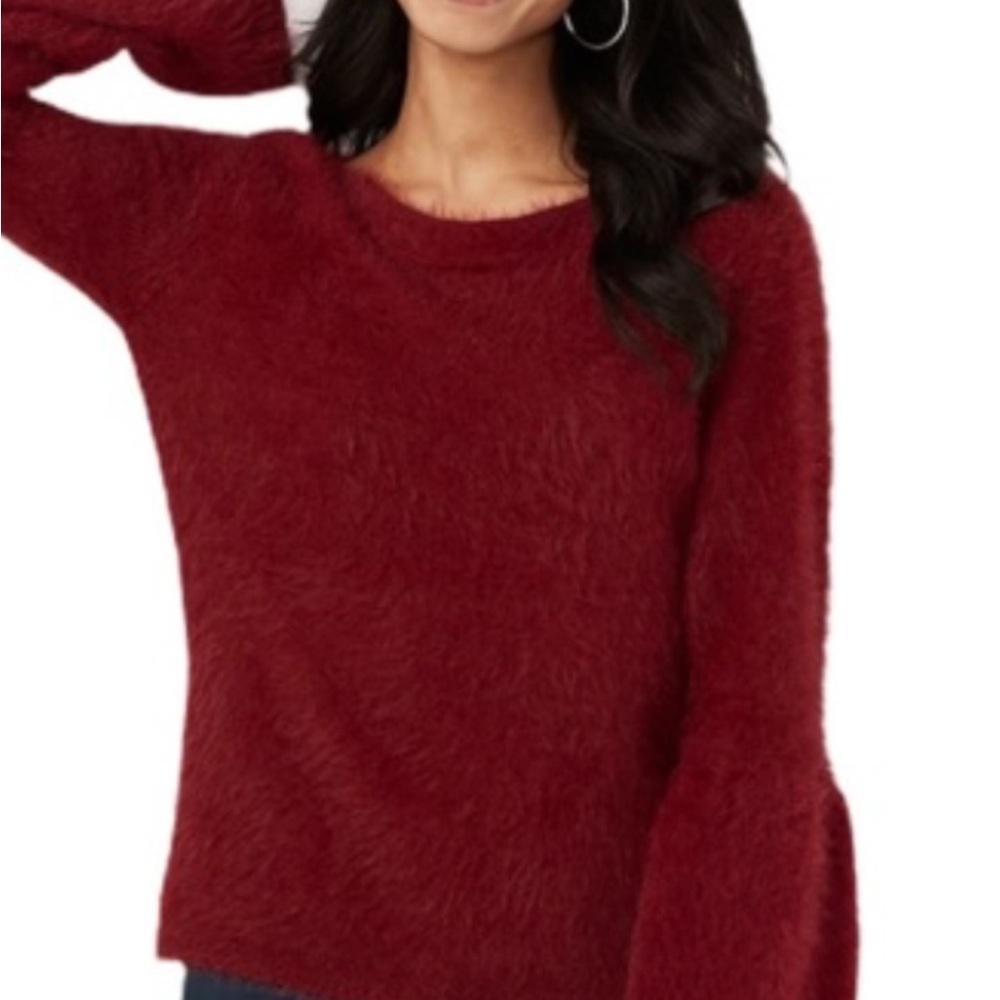 LC Lauren Conrad Women's Red Sweater